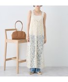 【アースミュージックアンドエコロジー/earth music&ecology】の起毛レースレイヤードキャミワンピース 人気、トレンドファッション・服の通販 founy(ファニー) ファッション Fashion レディースファッション Fashion for Women ワンピース Dresses キャミソールワンピース Camisole Dresses おすすめ Recommended / Our Picks キャミソール Camisole, Spaghetti Strap Top フレア Flare, Flared フロント Front, Front Design ベーシック Basic, Essential ボトム Bottoms, Lower Wear ポケット Pocket, Pocket Detail レース Lace, Lace Fabric A/W・秋冬 Autumn/Winter thumbnail Ivory|ID: prp329100004843953 ipo3291000000036241342