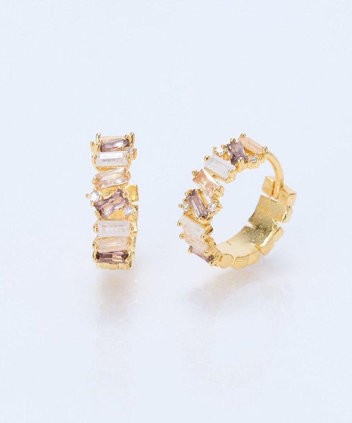 【フィービィー/phoebe】のグレースカラービジューフープピアス マルチカラー インテリア・キッズ・メンズ・レディースファッション・服の通販 founy(ファニー) https://founy.com/ ファッション Fashion レディースファッション Fashion for Women アクセサリー Fashion Accessories バランス Balance, Style Balance ビジュー Bijou, Jewel-like Accent フープ Hoop, Hoop Earrings モチーフ Motif, Design Theme エレガント 上品 Elegant |ID: prp329100004844007 ipo3291000000036254502