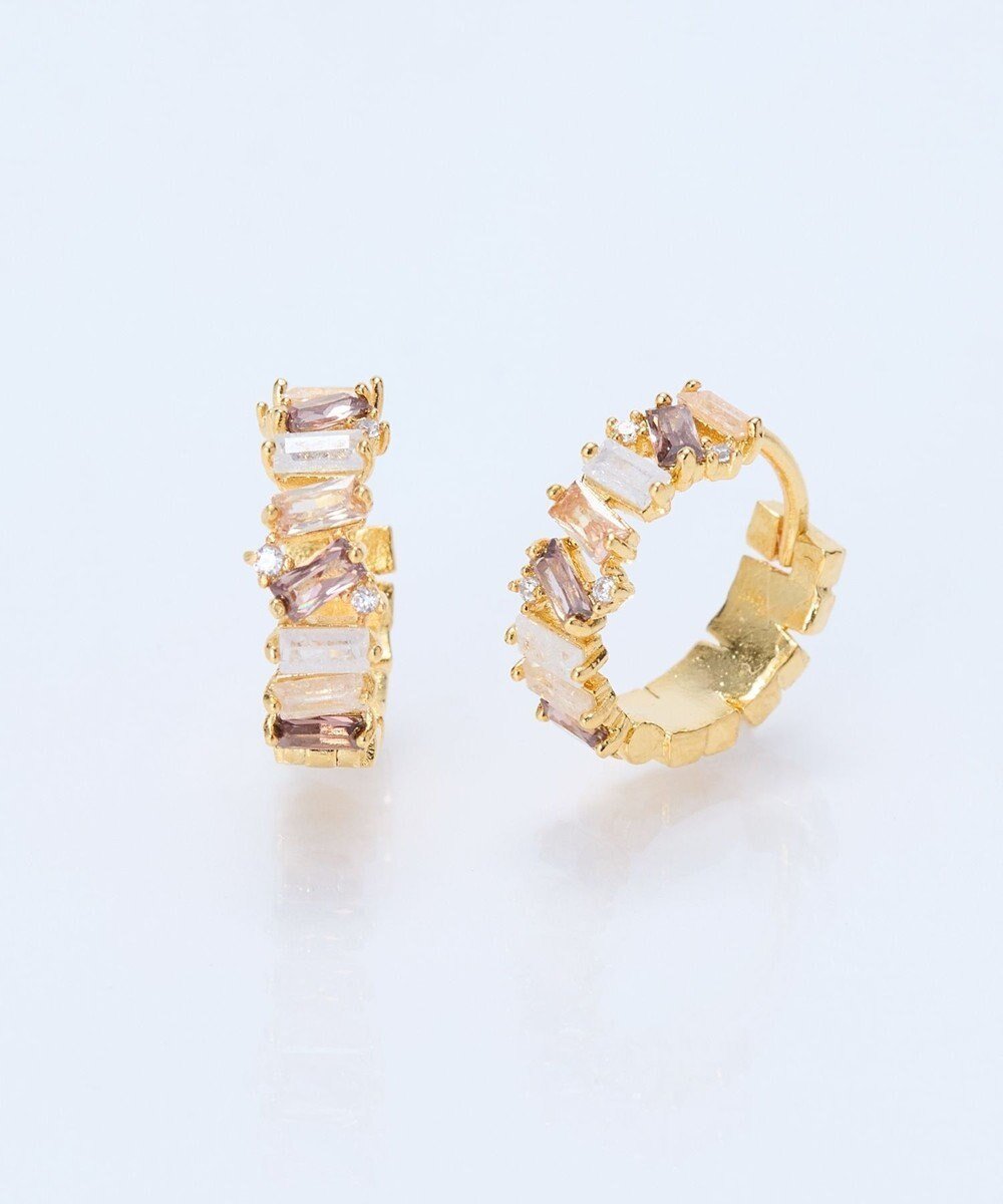 【フィービィー/phoebe】のグレースカラービジューフープピアス マルチカラー インテリア・キッズ・メンズ・レディースファッション・服の通販 founy(ファニー) ファッション Fashion レディースファッション Fashion for Women アクセサリー Fashion Accessories バランス Balance, Style Balance ビジュー Bijou, Jewel-like Accent フープ Hoop, Hoop Earrings モチーフ Motif, Design Theme エレガント 上品 Elegant マルチ1|ID: prp329100004844007 ipo3291000000036254503