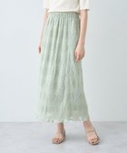 【アースミュージックアンドエコロジー/earth music&ecology】のマジョリカプリーツナロースカート 人気、トレンドファッション・服の通販 founy(ファニー) ファッション Fashion レディースファッション Fashion for Women スカート Skirts シアー Sheer, See-Through シンプル Simple, Minimal プリーツ Pleats, Pleated ポケット Pocket, Pocket Detail A/W・秋冬 Autumn/Winter thumbnail Light Green|ID: prp329100004844012 ipo3291000000036224082