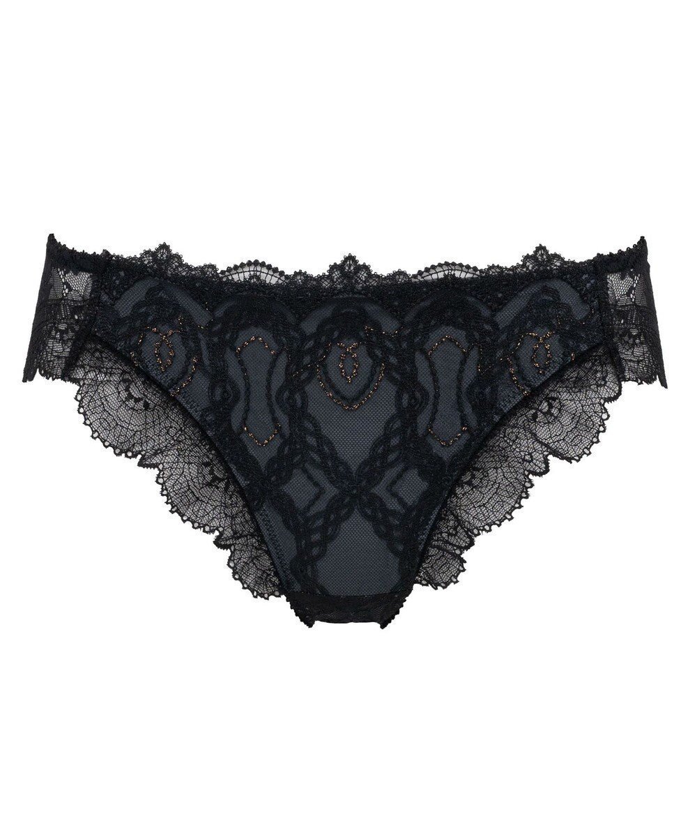 【ブラデリス ニューヨーク/BRADELIS New York】の【BRADELIS New York】ベルスタイルパンティ25A1 華やかなレースショーツ インテリア・キッズ・メンズ・レディースファッション・服の通販 founy(ファニー) 　ファッション　Fashion　レディースファッション　Fashion for Women　アンダー　Underwear Essentials　ギャザー　Gathered, Ruffled　ショーツ　Shorts, Short Pants　ストレッチ　Stretch, Stretchy Fabric　フィット　Fit, Slim Fit　フリル　Frill, Ruffle　フロント　Front, Front Design　モダン　Modern, Contemporary　レース　Lace, Lace Fabric　ブラック|ID: prp329100004844079 ipo3291000000036295569