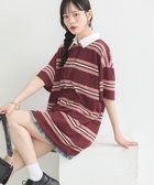 【アースミュージックアンドエコロジー/earth music&ecology】のレトロボーダーラガーミニワンピース Border Pink|ID: prp329100004844128 ipo3291000000036311840