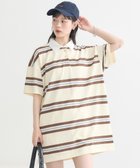 【アースミュージックアンドエコロジー/earth music&ecology】のレトロボーダーラガーミニワンピース Border Blue|ID: prp329100004844128 ipo3291000000036311841