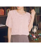 【アースミュージックアンドエコロジー/earth music&ecology】のミニフリルカットレースアンサンブル Pink|ID: prp329100004844146 ipo3291000000036288154