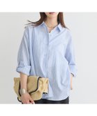 【アースミュージックアンドエコロジー/earth music&ecology】の【接触冷感】綿麻混ベーシックシャツ 人気、トレンドファッション・服の通販 founy(ファニー) ファッション Fashion レディースファッション Fashion for Women トップス・カットソー Cut & Sew Tops シャツ・ブラウス・オフィスカジュアル Elegant Blouses & Button-Ups おすすめ Recommended / Our Picks ベーシック Basic, Essential ポケット Pocket, Pocket Detail リネン Linen, Linen Fabric 夏 Summer 定番 Standard, Basic Item A/W・秋冬 Autumn/Winter 長袖 Long Sleeve, Full Sleeve thumbnail Stripe|ID: prp329100004844147 ipo3291000000035714807