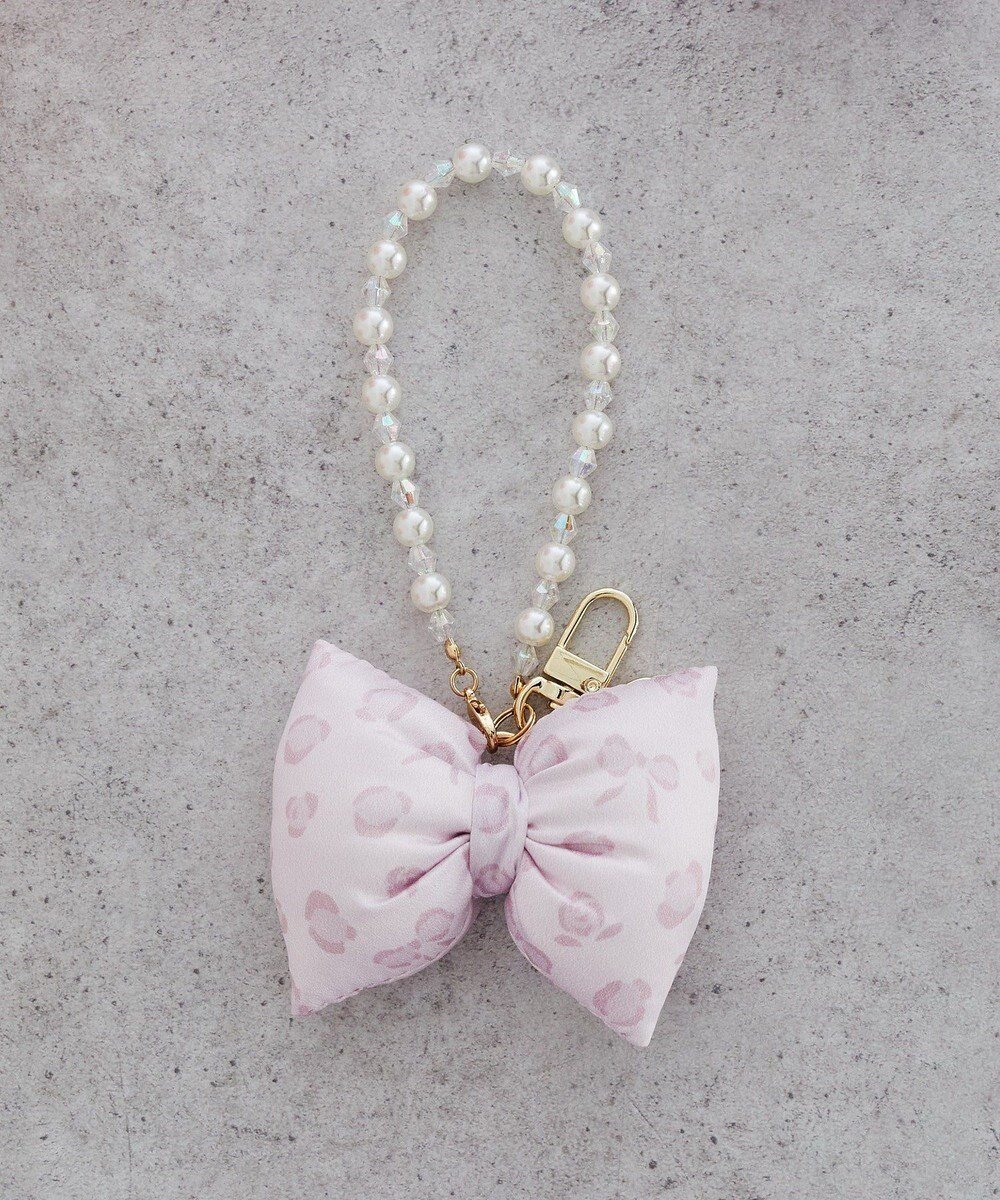 【メゾンドフルール/Maison de FLEUR】のリボンレオパードパールストラップ インテリア・キッズ・メンズ・レディースファッション・服の通販 founy(ファニー) 　ファッション　Fashion　レディースファッション　Fashion for Women　アクセサリー　Fashion Accessories　チェーン　Chain, Chain Strap　チャーム　Charm, Pendant　トレンド　Trend, Trending Now　パール　Pearl, Pearl Accent　モチーフ　Motif, Design Theme　ラップ　Wrap, Wrap Design　リボン　Ribbon, Bow　レオパード　Leopard, Animal Print　ローズ　Rose, Rose Motif　Light Pink|ID: prp329100004844191 ipo3291000000036201312