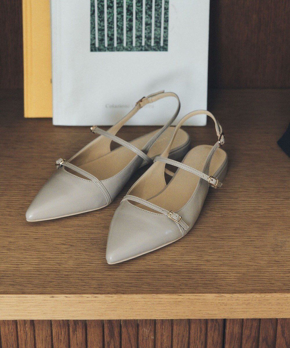 【イェッカ ヴェッカ/YECCA VECCA】のバックストラップメリージェーンパンプス インテリア・キッズ・メンズ・レディースファッション・服の通販 founy(ファニー) 　ファッション　Fashion　レディースファッション　Fashion for Women　バッグ　Bags　おすすめ　Recommended / Our Picks　クラシカル　Classical, Vintage-Inspired　トレンド　Trend, Trending Now　フェイクレザー　Faux Leather, PU Leather　ラップ　Wrap, Wrap Design　エレガント 上品　Elegant　Beige|ID: prp329100004844199 ipo3291000000036241329