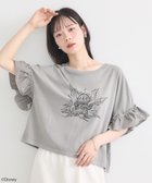 【アースミュージックアンドエコロジー/earth music&ecology】のスティッチ/フリルドッキングTEE 人気、トレンドファッション・服の通販 founy(ファニー) ファッション Fashion レディースファッション Fashion for Women トップス・カットソー Cut & Sew Tops シャツ・ブラウス・オフィスカジュアル Elegant Blouses & Button-Ups ロングTシャツ・Tシャツ Longline T-Shirts & Tees カットソー・ベーシックTシャツ Cut-and-Sewn Tops / Stretch Tees & Basics おすすめ Recommended / Our Picks カットソー Cut and Sewn Top キャラクター Character, Licensed Characters デニム Denim, Jeans Material ドッキング Docking, Mixed Material フェミニン Feminine, Girly フリル Frill, Ruffle プリント Print, Printed Pattern ミックス Mix, Mixed Style 人気 Popular, Best Seller A/W・秋冬 Autumn/Winter thumbnail Gray Beige|ID: prp329100004844286 ipo3291000000036243028