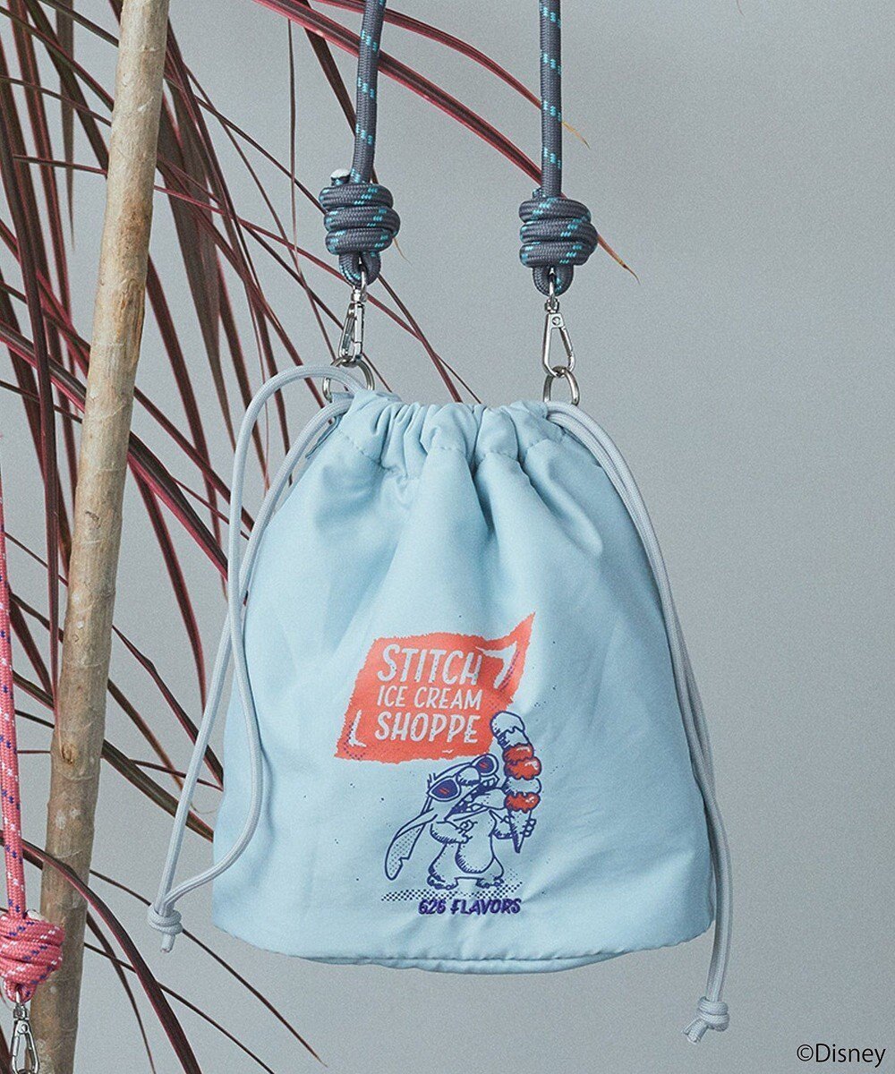 【アースミュージックアンドエコロジー/earth music&ecology】のスティッチ/ロープコードパファーバッグ インテリア・キッズ・メンズ・レディースファッション・服の通販 founy(ファニー) 　ファッション　Fashion　レディースファッション　Fashion for Women　バッグ　Bags　カラフル　Colorful Design　キャラクター　Character, Licensed Characters　トレンド　Trend, Trending Now　プリント　Print, Printed Pattern　人気　Popular, Best Seller　今季　This Season, Current Season　旅行　Travel　Sax|ID: prp329100004844289 ipo3291000000036250412