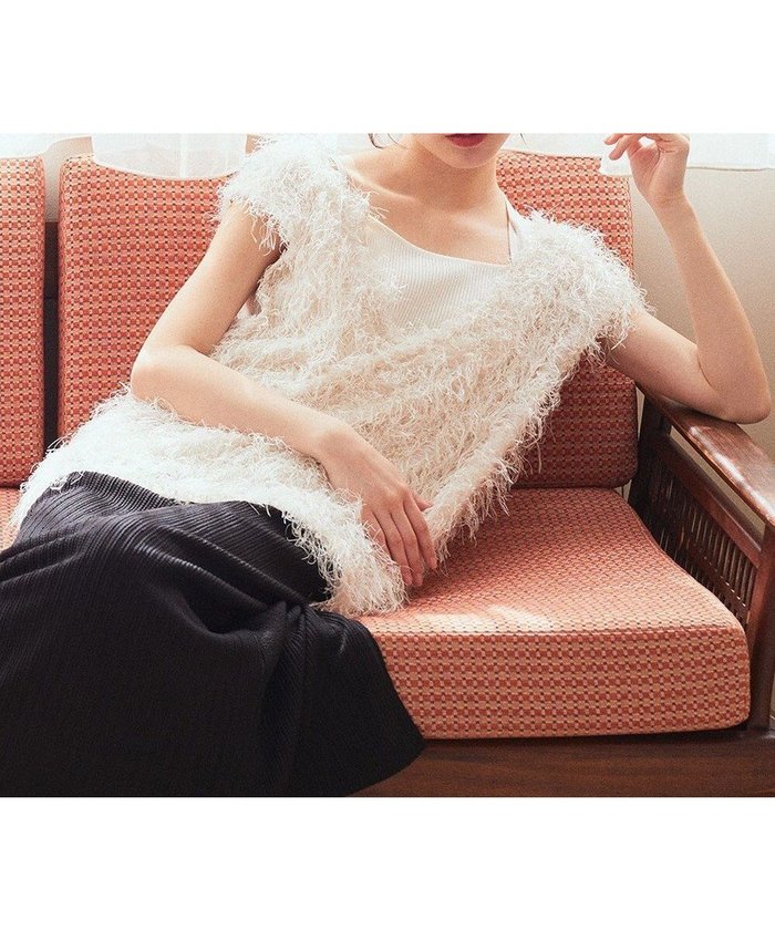 【アースミュージックアンドエコロジー/earth music&ecology】のふさふさベスト インテリア・キッズ・メンズ・レディースファッション・服の通販 founy(ファニー) https://founy.com/ ファッション Fashion レディースファッション Fashion for Women アウター Coat / Outerwear Collection トップス・カットソー Cut & Sew Tops ベスト&ジレ / 重ね着スタイル Vests & Gilets おすすめ Recommended / Our Picks ベスト Vest, Waistcoat ポケット Pocket, Pocket Detail A/W・秋冬 Autumn/Winter |ID: prp329100004844292 ipo3291000000036116445