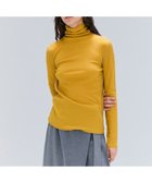 【ベイジ,/BEIGE,】の【洗える・GISELe 10月号掲載】FORD / ウール配色メローハイネックカットソー Mustard|ID: prp329100004844307 ipo3291000000035312211