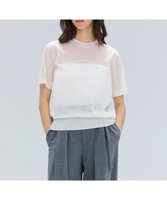 【ベイジ,/BEIGE,】の【洗える・GLOW 10月号掲載】CADDO / シアーウールメッセージロゴTニット 人気、トレンドファッション・服の通販 founy(ファニー) 雑誌掲載アイテム Magazine Picks & Fashion Features ファッション雑誌 Fashion Magazines グロー GLOW ファッション Fashion レディースファッション Fashion for Women トップス・カットソー Cut & Sew Tops ニット Knit Tops & Sweaters 10月号 October Issue アンサンブル Ensemble Set インナー Innerwear カーディガン Cardigan, Knitwear ジャケット Jacket, Outerwear セーター Sweater, Knitwear フロント Front, Front Design ロング Long, Long-Length 半袖 Short Sleeve, Half Sleeve 夏 Summer S/S・春夏 SS, Spring/Summer, Warm Season 洗える Machine Washable A/W・秋冬 Autumn/Winter 雑誌 Magazine, Fashion Magazine |ID:prp329100004844310