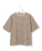 【ジェイプレスヨークストリート/J.PRESS YORK STREET】の【UNISEX】ベーシックボーダー Tシャツ 人気、トレンドファッション・服の通販 founy(ファニー) ファッション Fashion レディースファッション Fashion for Women トップス・カットソー Cut & Sew Tops シャツ・ブラウス・オフィスカジュアル Elegant Blouses & Button-Ups ロングTシャツ・Tシャツ Longline T-Shirts & Tees カットソー・ベーシックTシャツ Cut-and-Sewn Tops / Stretch Tees & Basics ユニセックス Unisex, Genderless カットソー Cut and Sewn Top シンプル Simple, Minimal フィット Fit, Slim Fit ベーシック Basic, Essential ボーダー Border, Stripe メンズ Men's, Menswear 夏 Summer 春 Spring S/S・春夏 SS, Spring/Summer, Warm Season thumbnail ベージュ系1|ID: prp329100004844315 ipo3291000000036116271