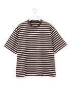 【ジェイプレスヨークストリート/J.PRESS YORK STREET】の【UNISEX】ベーシックボーダー Tシャツ 人気、トレンドファッション・服の通販 founy(ファニー) ファッション Fashion レディースファッション Fashion for Women トップス・カットソー Cut & Sew Tops シャツ・ブラウス・オフィスカジュアル Elegant Blouses & Button-Ups ロングTシャツ・Tシャツ Longline T-Shirts & Tees カットソー・ベーシックTシャツ Cut-and-Sewn Tops / Stretch Tees & Basics ユニセックス Unisex, Genderless カットソー Cut and Sewn Top シンプル Simple, Minimal フィット Fit, Slim Fit ベーシック Basic, Essential ボーダー Border, Stripe メンズ Men's, Menswear 夏 Summer 春 Spring S/S・春夏 SS, Spring/Summer, Warm Season thumbnail ダークブラウン系1|ID: prp329100004844315 ipo3291000000036116272