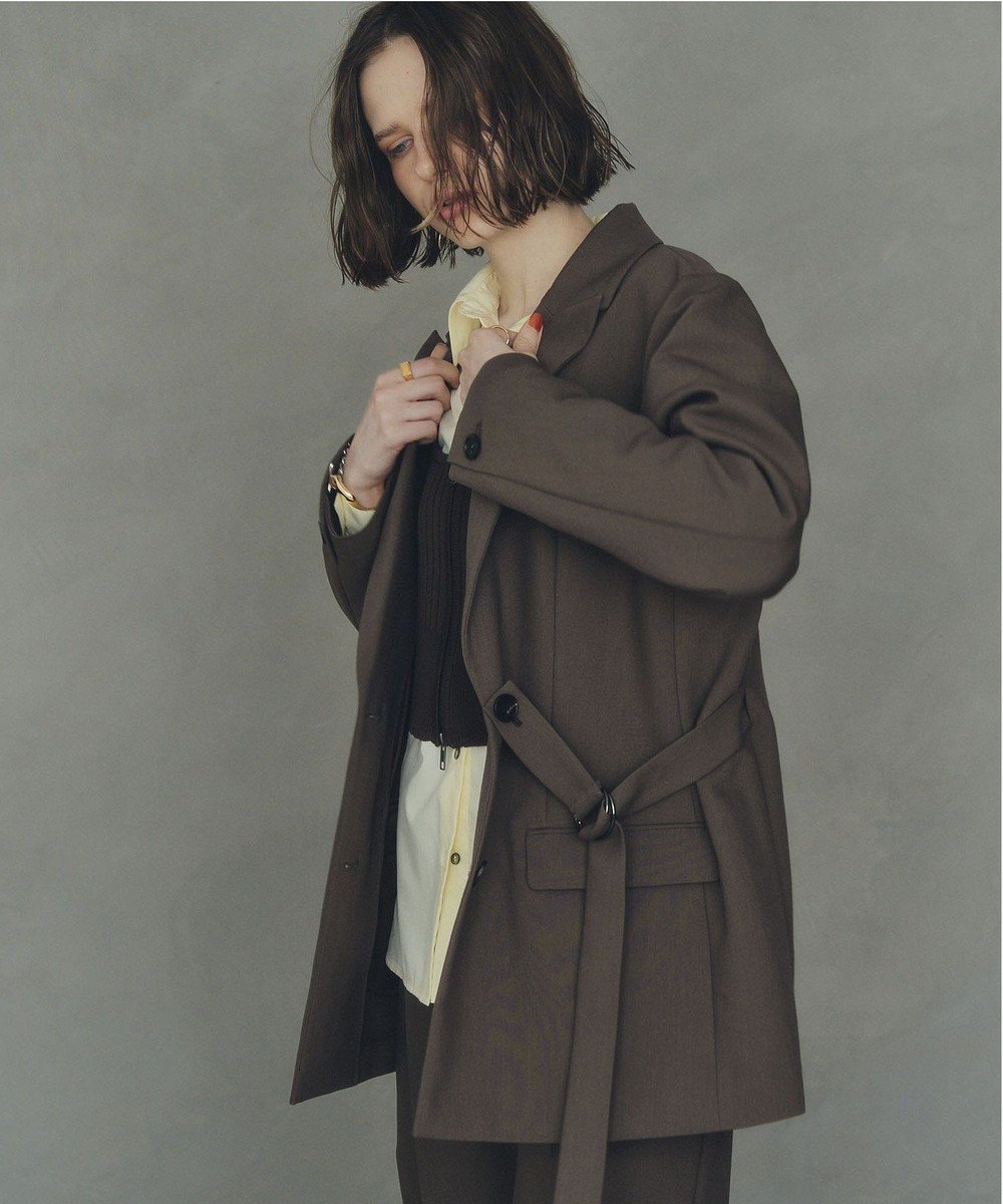 【イェッカ ヴェッカ/YECCA VECCA】の2wayアシメデザインロングジャケット 人気、トレンドファッション・服の通販 founy(ファニー) ファッション Fashion レディースファッション Fashion for Women アウター Coat / Outerwear Collection レディースジャケット・軽アウター Jackets テーラードジャケット / 通勤・きれいめスタイル Tailored Jackets & Blazers おすすめ Recommended / Our Picks アシンメトリー Asymmetrical Style シンプル Simple, Minimal ジャケット Jacket, Outerwear スタイリッシュ Stylish, Fashionable スリム Slim, Slim Fit セットアップ Set-Up, Coordinated Outfit ダブル Double, Double-Breasted フラップ Flap, Flap Pocket ポケット Pocket, Pocket Detail A/W・秋冬 Autumn/Winter other-1|ID: prp329100004844355 ipo3291000000035592861