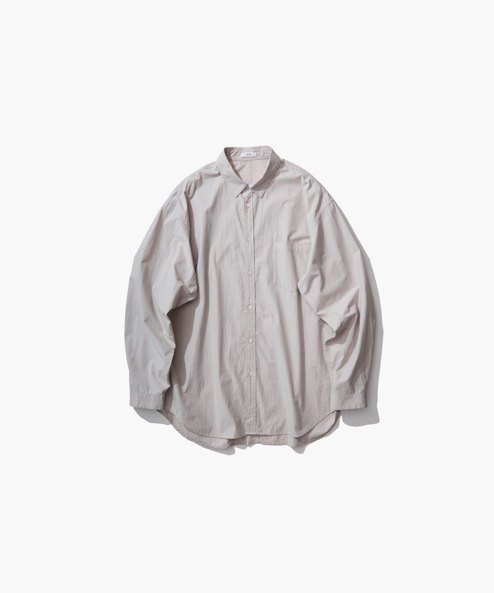 【エイトン/ATON】のSUVIN BROAD ウォッシュドシャツ - UNISEX インテリア・キッズ・メンズ・レディースファッション・服の通販 founy(ファニー) 　ファッション　Fashion　レディースファッション　Fashion for Women　トップス・カットソー　Cut & Sew Tops　シャツ・ブラウス・オフィスカジュアル　Elegant Blouses & Button-Ups　ユニセックス　Unisex, Genderless　インド　Indian Textile　スタンダード　Standard, Basic　タンブラー　Tumbler, Travel Mug　ドレス　Dress, One-Piece　ブロード　Broadcloth, Fine Cotton　夏　Summer　S/S・春夏　SS, Spring/Summer, Warm Season　A/W・秋冬　Autumn/Winter　GRAY|ID: prp329100004844460 ipo3291000000035313498