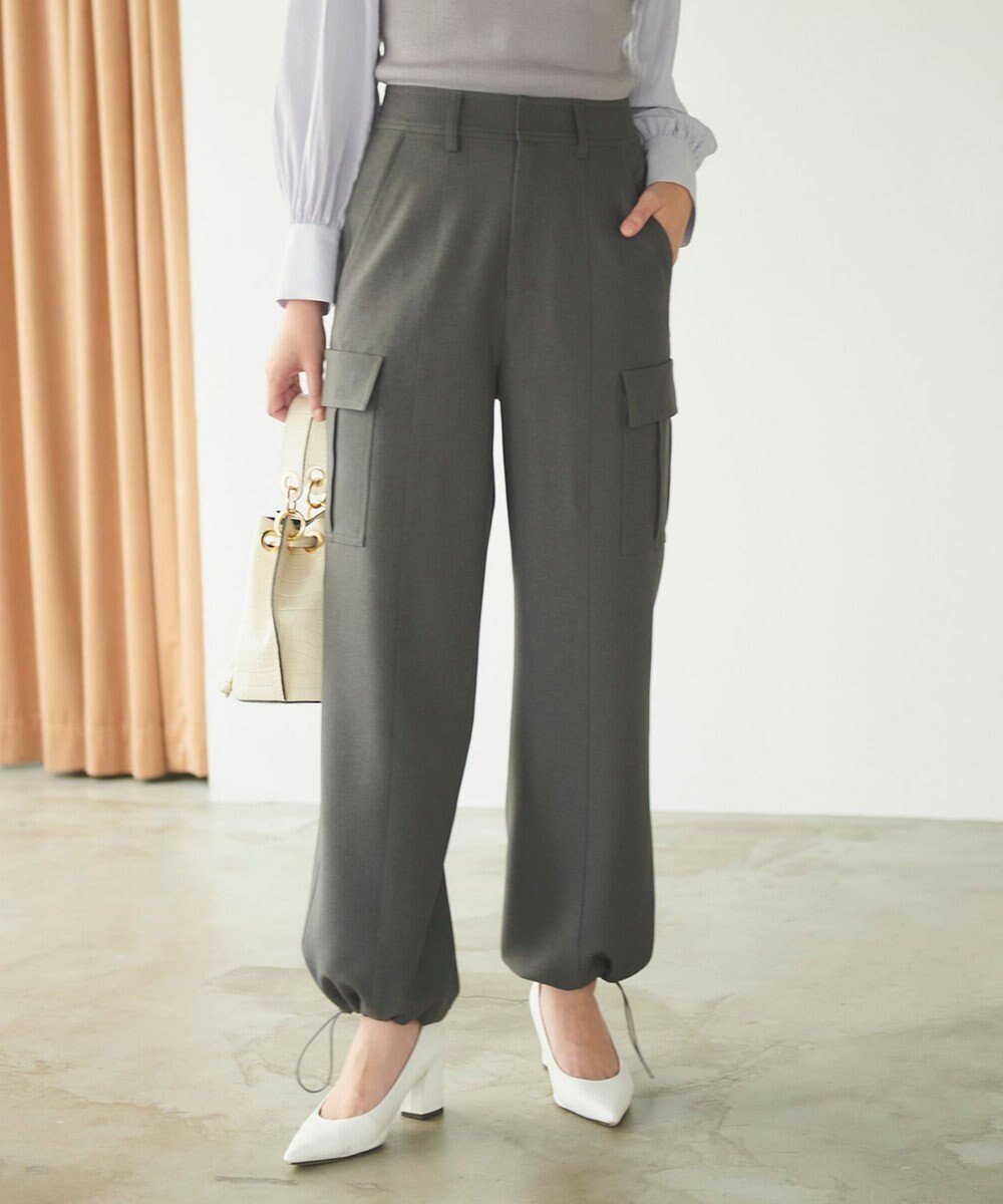 【フェルゥ/Feroux】の【ONWARD CROSSET MAG掲載】パラシュートカーゴ パンツ インテリア・キッズ・メンズ・レディースファッション・服の通販 founy(ファニー) 　ファッション　Fashion　レディースファッション　Fashion for Women　パンツ　Pants & Trousers　カーゴパンツ　Cargo Pants, Utility Pants　チュニック　Tunic, Long Top　ツイル　Twist, Twisted Detail　デニム　Denim, Jeans Material　トレンド　Trend, Trending Now　フェミニン　Feminine, Girly　フリル　Frill, Ruffle　今季　This Season, Current Season　A/W・秋冬　Autumn/Winter　雑誌　Magazine, Fashion Magazine　グレー系|ID: prp329100004844617 ipo3291000000035321741