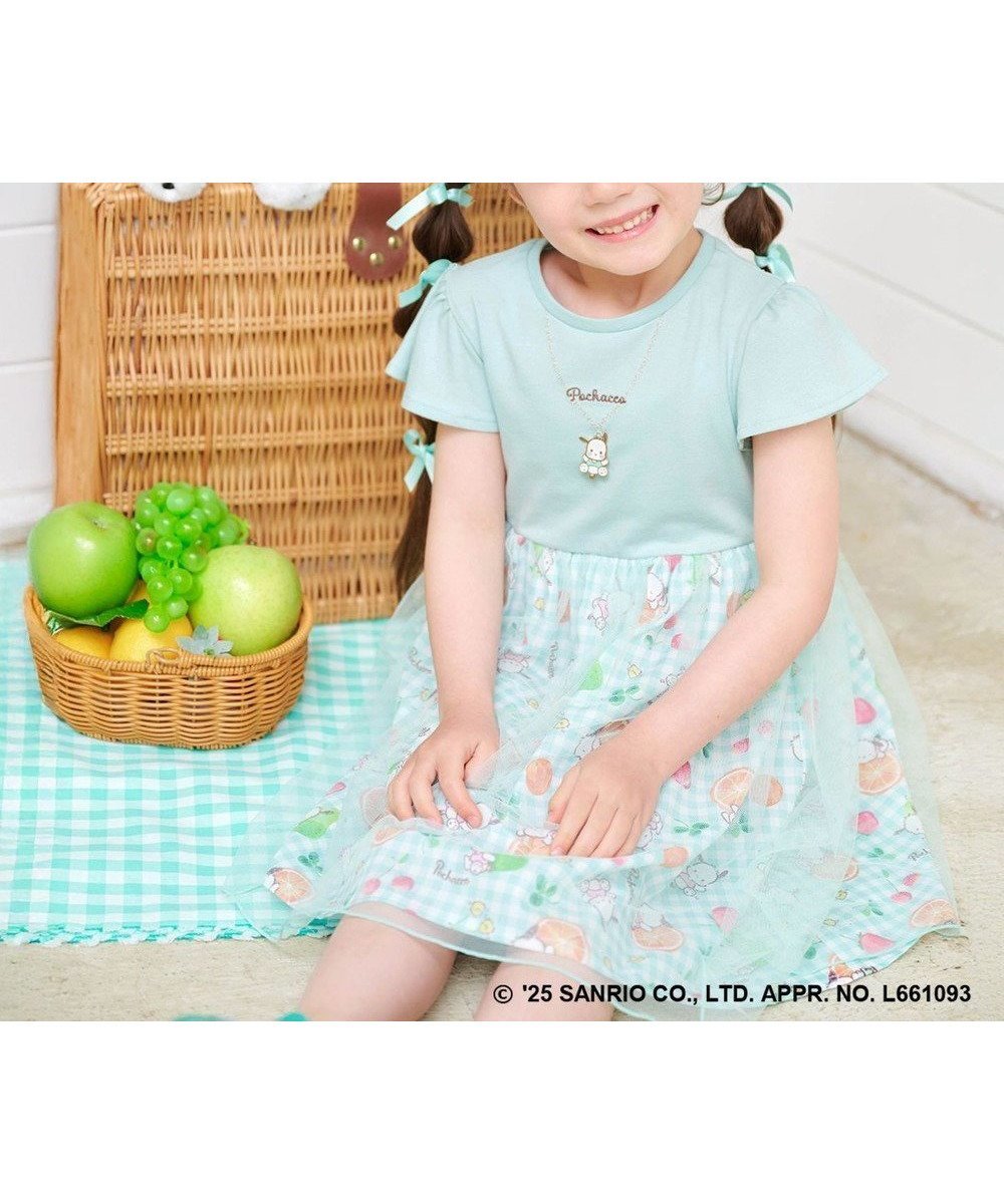 【エニィ/ANY / KIDS】の【any FAM ×サンリオキャラクターズ】ネックレス風 ワンピース インテリア・キッズ・メンズ・レディースファッション・服の通販 founy(ファニー) ファッション Fashion キッズファッション Fashion for Kids ワンピース Dresses おすすめ Recommended / Our Picks キャラクター Character, Licensed Characters キュロット Culottes, Wide Shorts スパンコール Sequins, Sequin Embellishment スリーブ Sleeve, Long Sleeve / Short Sleeve チャーム Charm, Pendant チュール Tulip, Tulip Motif ネックレス Necklace, Pendant Necklace プリント Print, Printed Pattern ワンポイント One Point, Statement Accent 夏 Summer 春 Spring S/S・春夏 SS, Spring/Summer, Warm Season 楽ちん Easy Fit, Comfortable ポチャッコ×ミント|ID: prp329100004844628 ipo3291000000035531526