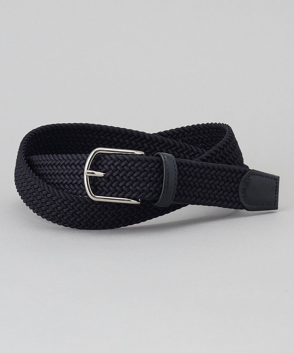 【五大陸/gotairiku / MEN】の【ビジカジ兼用】ゴムメッシュ レザーコンビベルト インテリア・キッズ・メンズ・レディースファッション・服の通販 founy(ファニー) 　ファッション　Fashion　メンズファッション　Fashion for Men　ギフト プレゼント　Gift / Present　シンプル　Simple, Minimal　ビジネス 仕事 通勤　Business / Work / Commuting　メッシュ　Mesh, Net Fabric　夏　Summer　日本製　Made In Japan　ネイビー系|ID: prp329100004844671 ipo3291000000036250331