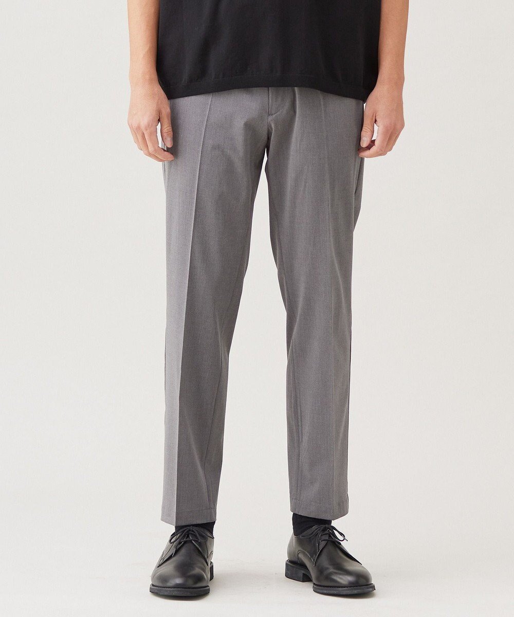 【アンフィーロ/UNFILO / MEN】の【ストレッチ】TRストレッチ 機能美パンツ インテリア・キッズ・メンズ・レディースファッション・服の通販 founy(ファニー) 　ファッション　Fashion　メンズファッション　Fashion for Men　ボトムス　Bottoms　ストレッチ　Stretch, Stretchy Fabric　スラックス　Slacks, Dress Pants　ビジネス 仕事 通勤　Business / Work / Commuting　フィット　Fit, Slim Fit　プリーツ　Pleats, Pleated　ポケット　Pocket, Pocket Detail　ループ　Loop, Loop Knit　エレガント 上品　Elegant　夏　Summer　春　Spring　S/S・春夏　SS, Spring/Summer, Warm Season　グレー|ID: prp329100004844690 ipo3291000000036287015