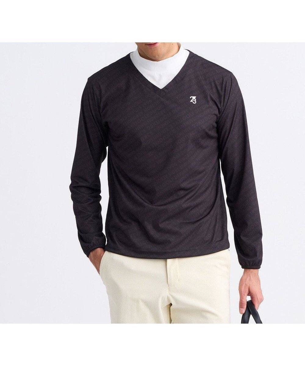 【23区 ゴルフ/23区GOLF / MEN】の【MEN】エアリージャージストレッチプルオーバー フェイクレイヤード インテリア・キッズ・メンズ・レディースファッション・服の通販 founy(ファニー) ファッション Fashion メンズファッション Fashion for Men トップス・カットソー Cut & Sew Tops アクリル Acrylic Material コーティング Coating, Coated Finish 軽量 Lightweight, Ultra Light シンプル Simple, Minimal スウェット / スエット Sweatshirt, Sweatwear ストレッチ Stretch, Stretchy Fabric ドローコード Drawcord, Drawstring Cord プリント Print, Printed Pattern モックネック Mock Neck, Short Turtleneck 無地 Plain, Solid Color ラウンド Round, Round Neck A/W・秋冬 Autumn/Winter おすすめ Recommended / Our Picks 旅行 Travel エレガント 上品 Elegant ブラック系5|ID: prp329100004844699 ipo3291000000035788404