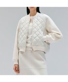 【ベイジ,/BEIGE,】の【GISELe 10月号掲載】DOVER / 異素材ウールキルティングブルゾン Ecru × Ecru|ID: prp329100004844707 ipo3291000000036254815