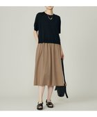 【自由区/JIYU-KU】の【洗える】タフタコンビ半袖 ワンピース 人気、トレンドファッション・服の通販 founy(ファニー) ファッション Fashion レディースファッション Fashion for Women ワンピース Dresses コンパクト Compact, Small Size コンビ Combo, Combination Style タフタ Taffeta, Structured Fabric ドッキング Docking, Mixed Material 半袖 Short Sleeve, Half Sleeve 夏 Summer 春 Spring S/S・春夏 SS, Spring/Summer, Warm Season 洗える Machine Washable thumbnail ブラック×ブロンズ|ID: prp329100004844733 ipo3291000000036260505