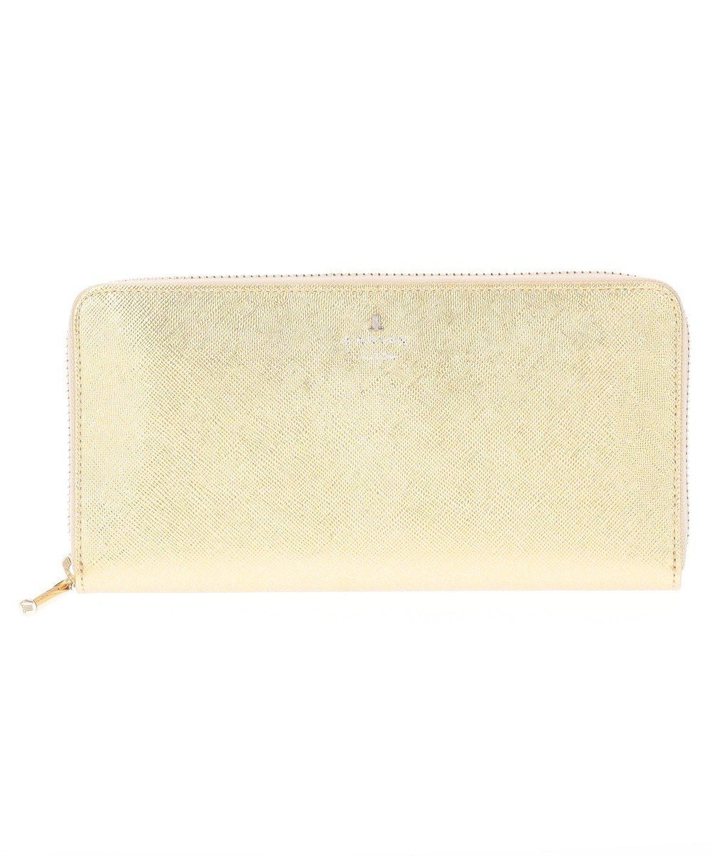 【ランバン オン ブルー/LANVIN en Bleu】のリュクサンブールブリエ ラウンド長財布 インテリア・キッズ・メンズ・レディースファッション・服の通販 founy(ファニー) ファッション Fashion レディースファッション Fashion for Women ミニ財布・二つ折り財布 Wallets & Card Cases おすすめ Recommended / Our Picks ラウンド Round, Round Neck 人気 Popular, Best Seller 財布 Wallet, Purse ゴールド|ID: prp329100004844741 ipo3291000000035322358