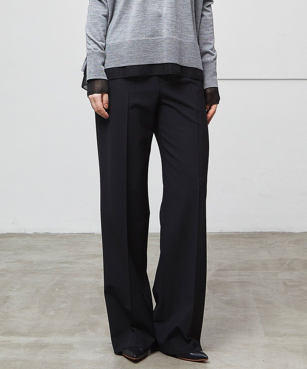 【ベイジ,/BEIGE,】の【洗える】ABEL / ストレートパンツ インテリア・キッズ・メンズ・レディースファッション・服の通販 founy(ファニー) 　ファッション　Fashion　レディースファッション　Fashion for Women　パンツ　Pants & Trousers　カットソー　Cut and Sewn Top　シルク　Silk, 100% Silk　ストレッチ　Stretch, Stretchy Fabric　ストレート　Straight, Straight Cut　マニッシュ　Mannish, Boyish　ビジネス 仕事 通勤　Business / Work / Commuting　洗える　Machine Washable　A/W・秋冬　Autumn/Winter　Black|ID: prp329100004844759 ipo3291000000035601697