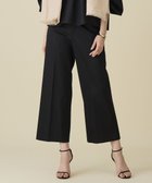 【自由区/JIYU-KU】のコットンサテンクロップド丈ワイドストレート パンツ ブラック|ID: prp329100004844776 ipo3291000000035710418