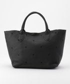 【アンビリオン/UNBILLION】のペルケ perche / 牛革ドット刺繍トートバッグ ブラック|ID: prp329100004844793 ipo3291000000035888636