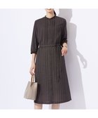 【ジェイ プレス/J.PRESS】の【洗える】ドットデシンプリント ピンタック ワンピース ダークブラウン系|ID: prp329100004844802 ipo3291000000035711456