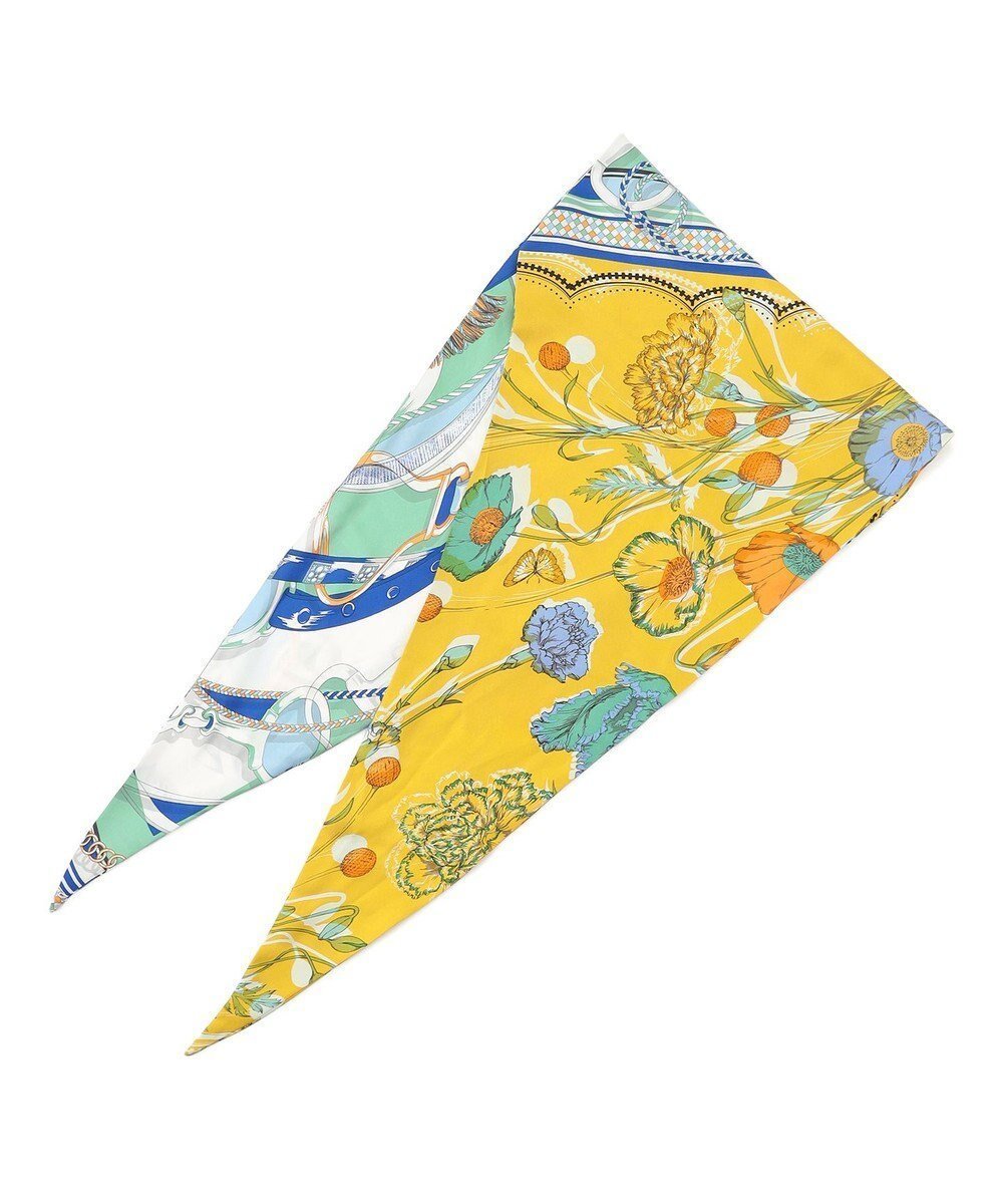 【23区/NIJYUSANKU】のmanipuri コラージュブルーム/ダングルベルト ダイヤ シルク スカーフ インテリア・キッズ・メンズ・レディースファッション・服の通販 founy(ファニー) ファッション Fashion レディースファッション Fashion for Women ベルト&ウエストマーク Belts & Waist Accessories シルク Silk, 100% Silk スカーフ Scarf, Neckwear スクエア Square, Square Shape ストール Stole, Wrap 定番 Standard, Basic Item ハンド Hand, Handmade バンダナ Bandana, Head Scarf プリント Print, Printed Pattern S/S・春夏 SS, Spring/Summer, Warm Season 夏 Summer 2025年 2025 2025春夏・S/S Spring/Summer 2025 SS25 ブルー系|ID: prp329100004844806 ipo3291000000035323591