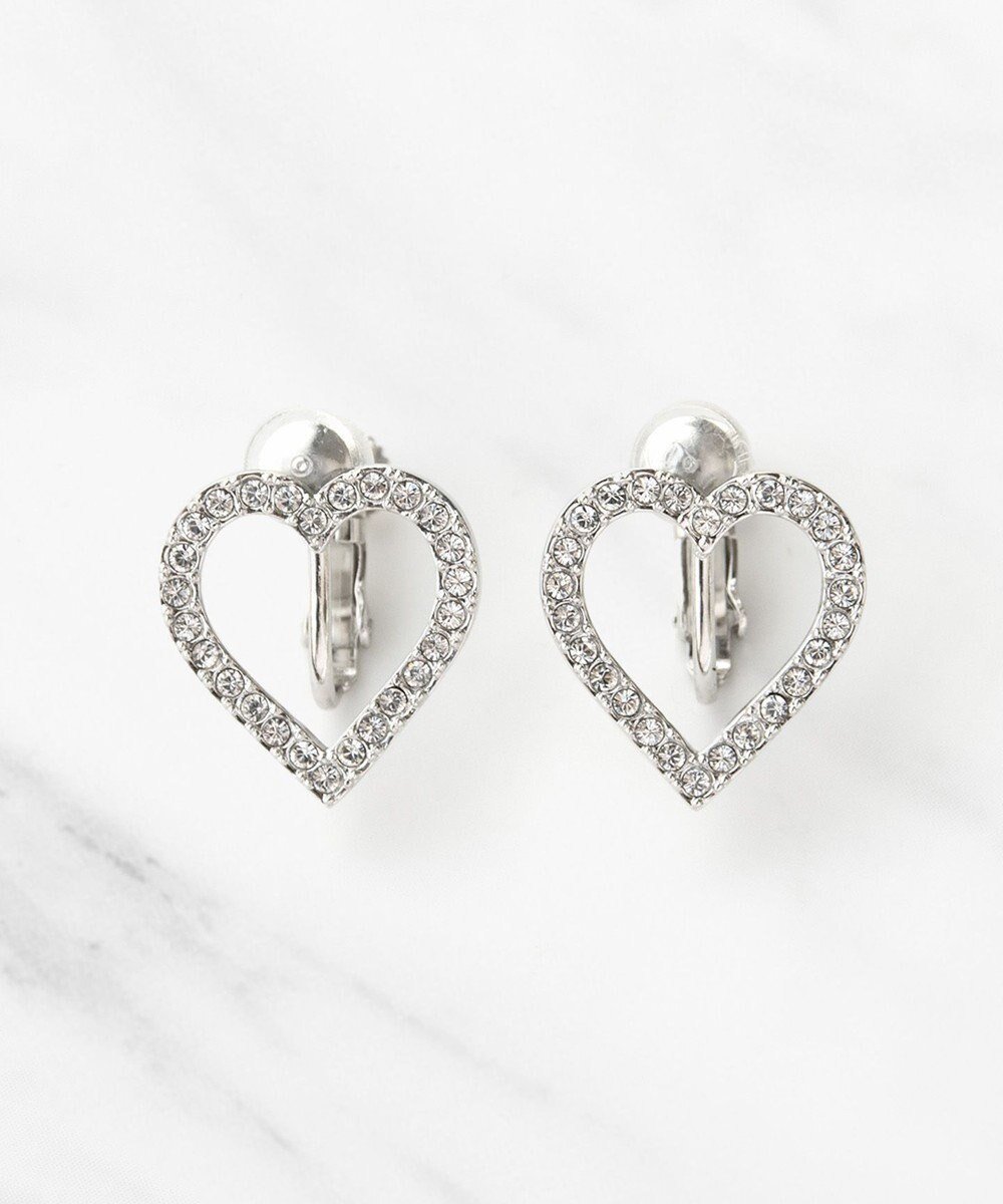 【トッカ/TOCCA】のWISH IN HEART EARRINGS イヤリング インテリア・キッズ・メンズ・レディースファッション・服の通販 founy(ファニー) 　ファッション　Fashion　レディースファッション　Fashion for Women　ジュエリー　Jewelry　ファッションリング　Fashion Rings　イヤリング・フープ・ドロップタイプ　Hoop, Drop & Clip Earrings　冬　Winter / This Winter　アクセサリー　Fashion Accessories　イヤリング　Earrings　ジュエリー　Jewelry, Accessories　バランス　Balance, Style Balance　フォルム　Silhouette, Form　モチーフ　Motif, Design Theme　リュクス　Luxury, Elegant, High-End, Chic　A/W・秋冬　Autumn/Winter　シルバー系|ID: prp329100004844816 ipo3291000000035323788