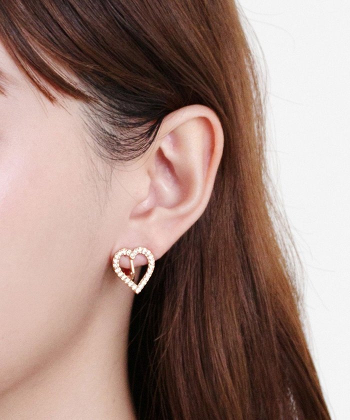 【トッカ/TOCCA】のWISH IN HEART EARRINGS イヤリング インテリア・キッズ・メンズ・レディースファッション・服の通販 founy(ファニー) https://founy.com/ ファッション Fashion レディースファッション Fashion for Women ジュエリー Jewelry ファッションリング Fashion Rings イヤリング・フープ・ドロップタイプ Hoop, Drop & Clip Earrings 冬 Winter / This Winter アクセサリー Fashion Accessories イヤリング Earrings ジュエリー Jewelry, Accessories バランス Balance, Style Balance フォルム Silhouette, Form モチーフ Motif, Design Theme リュクス Luxury, Elegant, High-End, Chic A/W・秋冬 Autumn/Winter |ID: prp329100004844816 ipo3291000000036085408