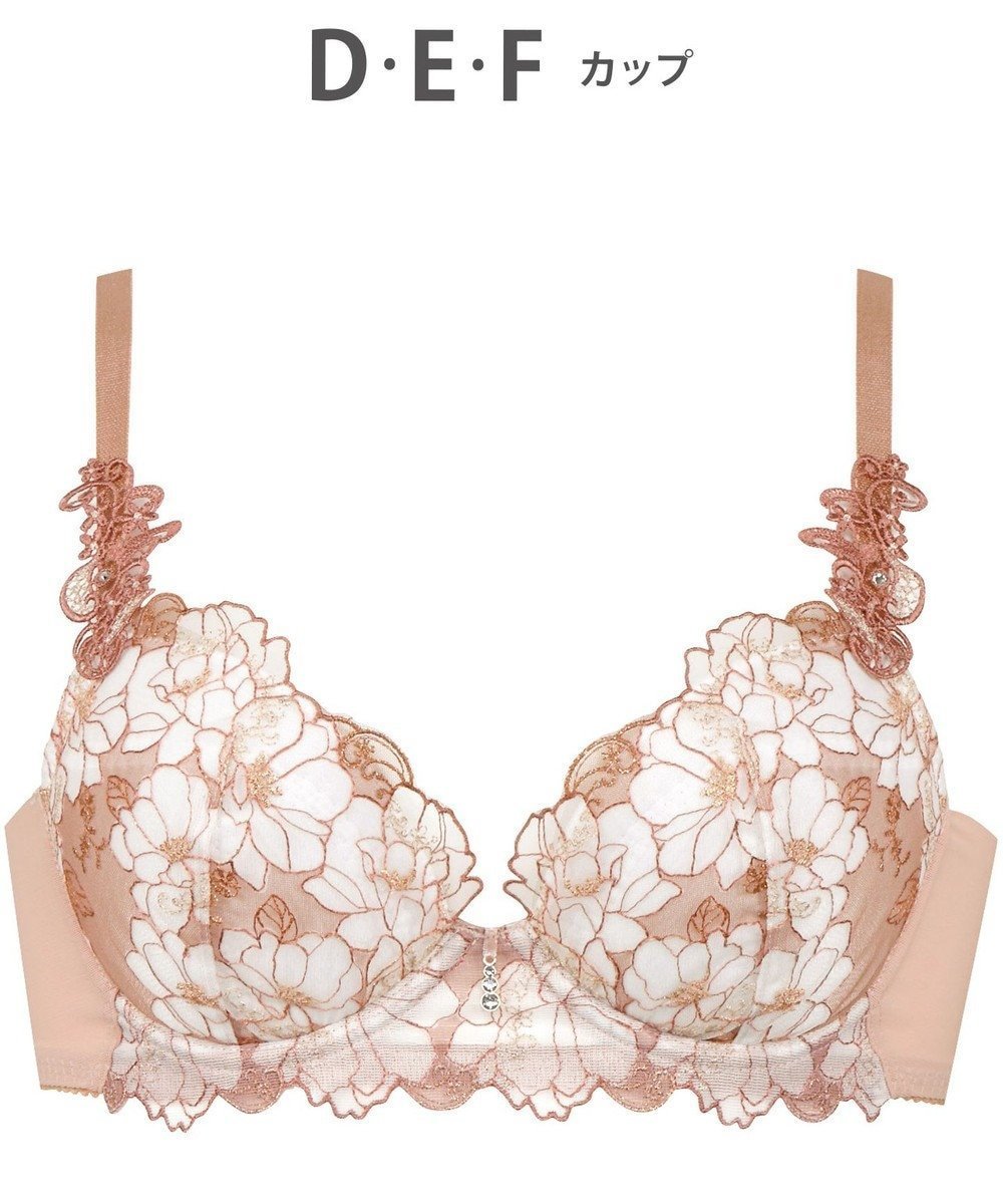 【ワコール/WACOAL】のルジェ 【パーソナルフィットプラス】 ブラジャー 胸の谷間を美しく見せる サイズに合わせたバストメイク レディース BCA442 /ワコール インテリア・キッズ・メンズ・レディースファッション・服の通販 founy(ファニー) ファッション Fashion レディースファッション Fashion for Women アンダー Underwear Essentials クリスタル Crystal, Swarovski チャーム Charm, Pendant ブラジャー Bra, Lingerie プリント Print, Printed Pattern レース Lace, Lace Fabric ワイヤー Wire, Wired Bra ラズベリー|ID: prp329100004844844 ipo3291000000035727638