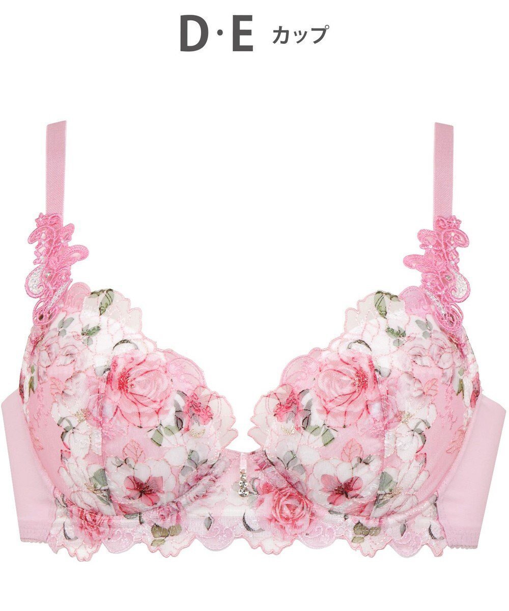 【ワコール/WACOAL】のルジェ 【パーソナルフィットプラス】 ブラジャー 胸の谷間を美しく見せる サイズに合わせたバストメイク レディース BCA442 /ワコール インテリア・キッズ・メンズ・レディースファッション・服の通販 founy(ファニー) ファッション Fashion レディースファッション Fashion for Women アンダー Underwear Essentials クリスタル Crystal, Swarovski チャーム Charm, Pendant ブラジャー Bra, Lingerie プリント Print, Printed Pattern レース Lace, Lace Fabric ワイヤー Wire, Wired Bra ピンク|ID: prp329100004844844 ipo3291000000035727642