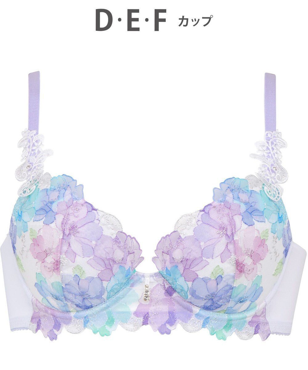 【ワコール/WACOAL】のルジェ 【パーソナルフィットプラス】 ブラジャー 胸の谷間を美しく見せる サイズに合わせたバストメイク レディース BCA442 /ワコール インテリア・キッズ・メンズ・レディースファッション・服の通販 founy(ファニー) ファッション Fashion レディースファッション Fashion for Women アンダー Underwear Essentials クリスタル Crystal, Swarovski チャーム Charm, Pendant ブラジャー Bra, Lingerie プリント Print, Printed Pattern レース Lace, Lace Fabric ワイヤー Wire, Wired Bra パープル|ID: prp329100004844844 ipo3291000000035727645