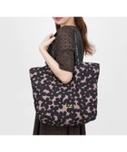 【トッカ/TOCCA】の【WEB&一部店舗限定・A4サイズ対応】DANCING TOCCA SUBBAG サブバッグ 人気、トレンドファッション・服の通販 founy(ファニー) ファッション Fashion レディースファッション Fashion for Women バッグ Bags アウトドア Outdoor Clothing クラウン Crown, Royal Motif コンパクト Compact, Small Size シンプル Simple, Minimal 財布 Wallet, Purse フェミニン Feminine, Girly プリント Print, Printed Pattern ポケット Pocket, Pocket Detail リュクス Luxury, Elegant, High-End, Chic 旅行 Travel ビジネス 仕事 通勤 Business / Work / Commuting thumbnail ベージュ×ブラック花柄|ID: prp329100004844877 ipo3291000000035325483