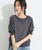 【クラフトスタンダードブティック/CRAFT STANDARD BOUTIQUE】のTC裏毛ボリュームハーフスリーブプルオーバー Black|ID: prp329100004844915 ipo3291000000035628872