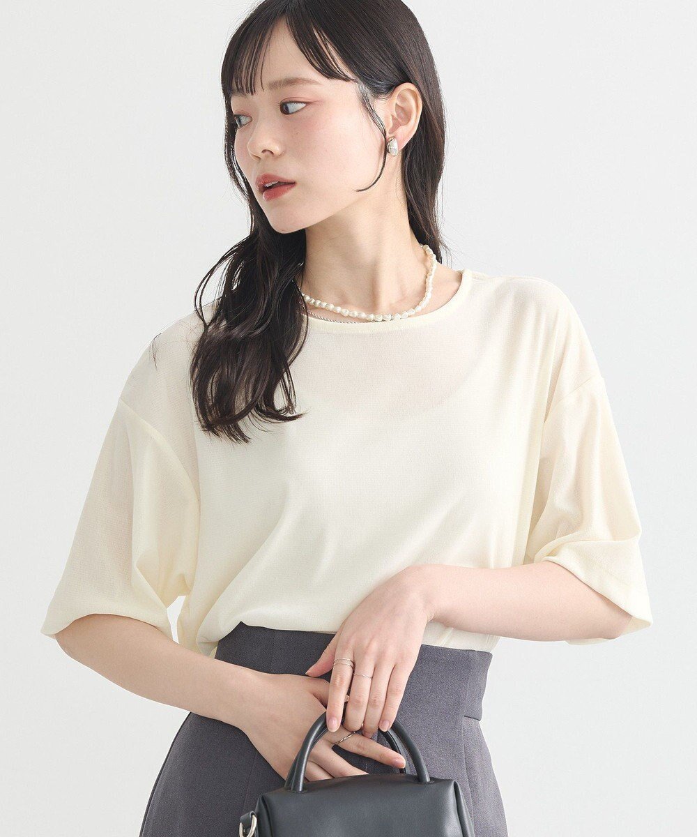 【アースミュージックアンドエコロジー/earth music&ecology】のシアーベロアTee 人気、トレンドファッション・服の通販 founy(ファニー) 　ファッション　Fashion　レディースファッション　Fashion for Women　トップス・カットソー　Cut & Sew Tops　シャツ・ブラウス・オフィスカジュアル　Elegant Blouses & Button-Ups　ロングTシャツ・Tシャツ　Longline T-Shirts & Tees　カットソー・ベーシックTシャツ　Cut-and-Sewn Tops / Stretch Tees & Basics　ベロアトップス　Velour Tops / Velvet-Look Items　おすすめ　Recommended / Our Picks　カットソー　Cut and Sewn Top　シアー　Sheer, See-Through　シンプル　Simple, Minimal　スリット　Slit, Slit Detail　ベロア　Velour, Soft Velvet　ポケット　Pocket, Pocket Detail　ロング　Long, Long-Length　A/W・秋冬　Autumn/Winter　 other-1|ID: prp329100004844988 ipo3291000000036272770