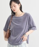 【アースミュージックアンドエコロジー/earth music&ecology】のシアーベロアTee 人気、トレンドファッション・服の通販 founy(ファニー) ファッション Fashion レディースファッション Fashion for Women トップス・カットソー Cut & Sew Tops シャツ・ブラウス・オフィスカジュアル Elegant Blouses & Button-Ups ロングTシャツ・Tシャツ Longline T-Shirts & Tees カットソー・ベーシックTシャツ Cut-and-Sewn Tops / Stretch Tees & Basics ベロアトップス Velour Tops / Velvet-Look Items おすすめ Recommended / Our Picks カットソー Cut and Sewn Top シアー Sheer, See-Through シンプル Simple, Minimal スリット Slit, Slit Detail ベロア Velour, Soft Velvet ポケット Pocket, Pocket Detail ロング Long, Long-Length A/W・秋冬 Autumn/Winter thumbnail Blue|ID: prp329100004844988 ipo3291000000036272774