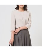 【ジェイ プレス/J.PRESS】の針抜きフライス クルーネック カットソー グレージュ系|ID: prp329100004845011 ipo3291000000035329908