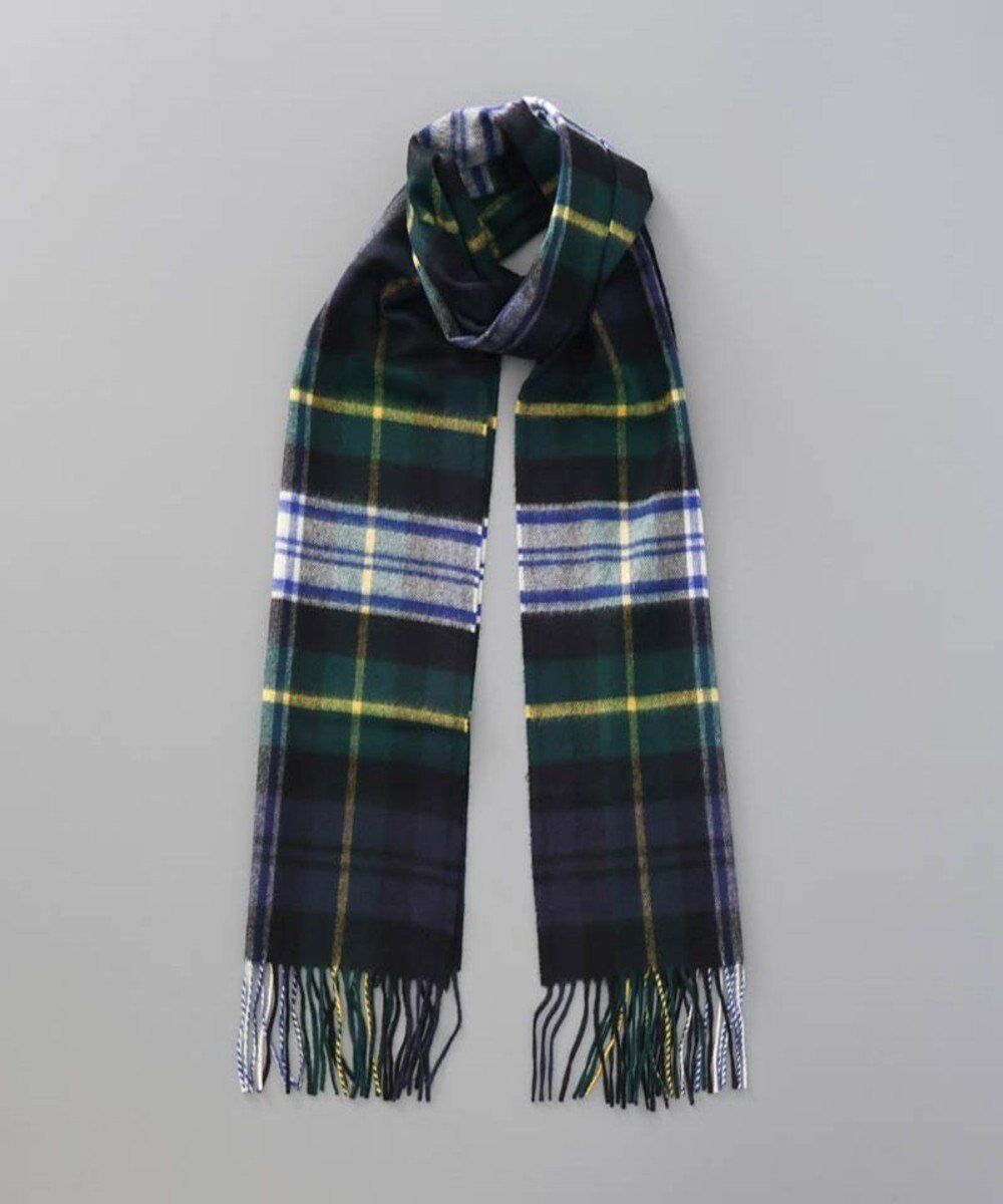 【アウロラ/AURORA】の【Johnstons of Elgin(ジョンストンズ オブ エルガン)】カシミヤ100%起毛チェック柄マフラー インテリア・キッズ・メンズ・レディースファッション・服の通販 founy(ファニー) 　ファッション　Fashion　レディースファッション　Fashion for Women　マフラー・スヌード / 冬小物の定番　Scarves & Mufflers　ストール　Stole, Wrap　スヌード　Snood, Infinity Scarf　チェック　Check, Plaid, Tartan　マフラー　Scarf, Muffler　A/W・秋冬　Autumn/Winter　ダークグリーン×イエロー|ID: prp329100004845017 ipo3291000000035329987