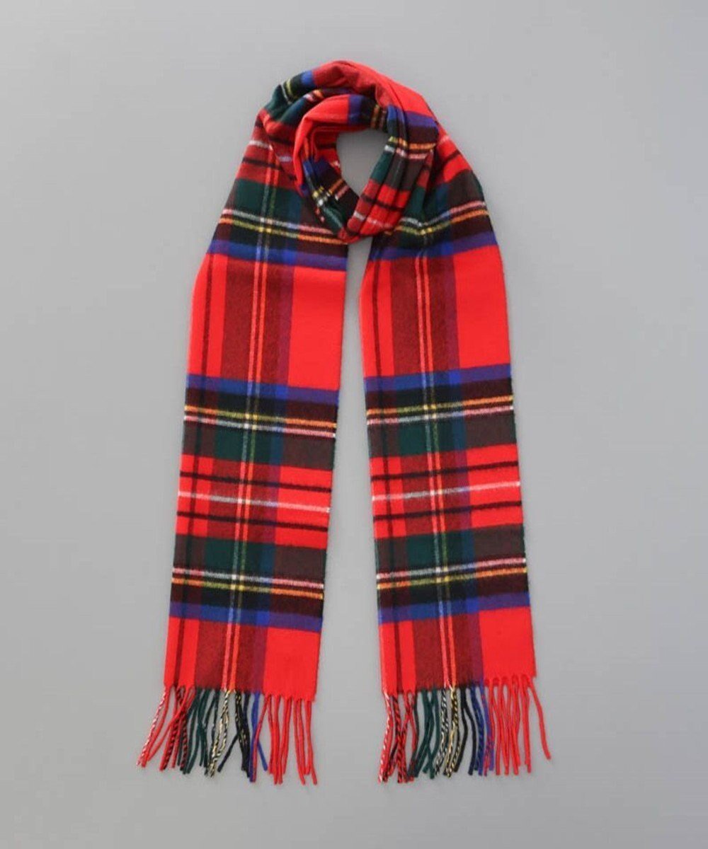 【アウロラ/AURORA】の【Johnstons of Elgin(ジョンストンズ オブ エルガン)】カシミヤ100%起毛チェック柄マフラー インテリア・キッズ・メンズ・レディースファッション・服の通販 founy(ファニー) 　ファッション　Fashion　レディースファッション　Fashion for Women　マフラー・スヌード / 冬小物の定番　Scarves & Mufflers　ストール　Stole, Wrap　スヌード　Snood, Infinity Scarf　チェック　Check, Plaid, Tartan　マフラー　Scarf, Muffler　A/W・秋冬　Autumn/Winter　レッド|ID: prp329100004845017 ipo3291000000035329989