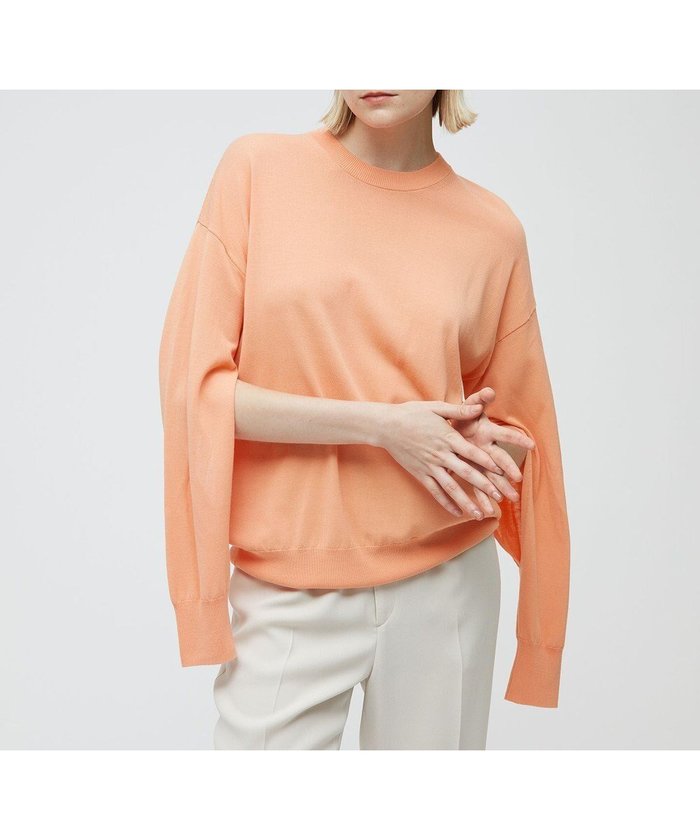 【ベイジ,/BEIGE,】のPIERIS / クルーネックニット インテリア・キッズ・メンズ・レディースファッション・服の通販 founy(ファニー) https://founy.com/ ファッション Fashion レディースファッション Fashion for Women トップス・カットソー Cut & Sew Tops ニット Knit Tops & Sweaters 2023年 2023 2023春夏・S/S Spring/Summer 2023 SS23 スリット Slit, Slit Detail セーター Sweater, Knitwear バランス Balance, Style Balance ベーシック Basic, Essential 夏 Summer 春 Spring S/S・春夏 SS, Spring/Summer, Warm Season |ID: prp329100004845023 ipo3291000000035870095