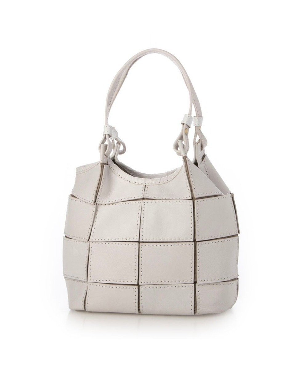 【アンビリオン/UNBILLION】のピークスピーク PEAKS PEAK / 牛革パッチワーク2wayトートS インテリア・キッズ・メンズ・レディースファッション・服の通販 founy(ファニー) 　ファッション　Fashion　レディースファッション　Fashion for Women　バッグ　Bags　パッチワーク　Patchwork, Mixed Fabric　ポケット　Pocket, Pocket Detail　マグネット　Magnet, Magnetic Closure　財布　Wallet, Purse　アイボリー|ID: prp329100004845038 ipo3291000000036082956