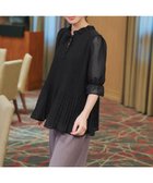 【ティアクラッセ/Tiaclasse】の【前後2way・洗える】シアープリーツブラウス ブラック|ID: prp329100004845068 ipo3291000000035603836