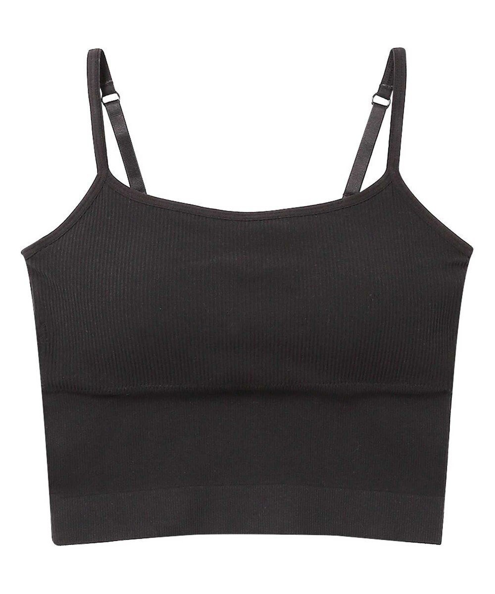 【アンフィ/AMPHI】のブラトップ 立体的なバストシルエット 脇すっきり クロップド丈 【L∞Ping ルーピング】 ブラキャミソール JSF102 アンフィ/ワコール インテリア・キッズ・メンズ・レディースファッション・服の通販 founy(ファニー) 　ファッション　Fashion　レディースファッション　Fashion for Women　トップス・カットソー　Cut & Sew Tops　ニット　Knit Tops & Sweaters　キャミソール&ノースリーブ　Camisoles & Sleeveless Tops　アンダー　Underwear Essentials　インナー　Innerwear　キャミソール　Camisole, Spaghetti Strap Top　クロップド　Cropped, Short Length　トレンド　Trend, Trending Now　定番　Standard, Basic Item　ワイヤー　Wire, Wired Bra　A/W・秋冬　Autumn/Winter　S/S・春夏　SS, Spring/Summer, Warm Season　夏　Summer　ブラック|ID: prp329100004845118 ipo3291000000036299587