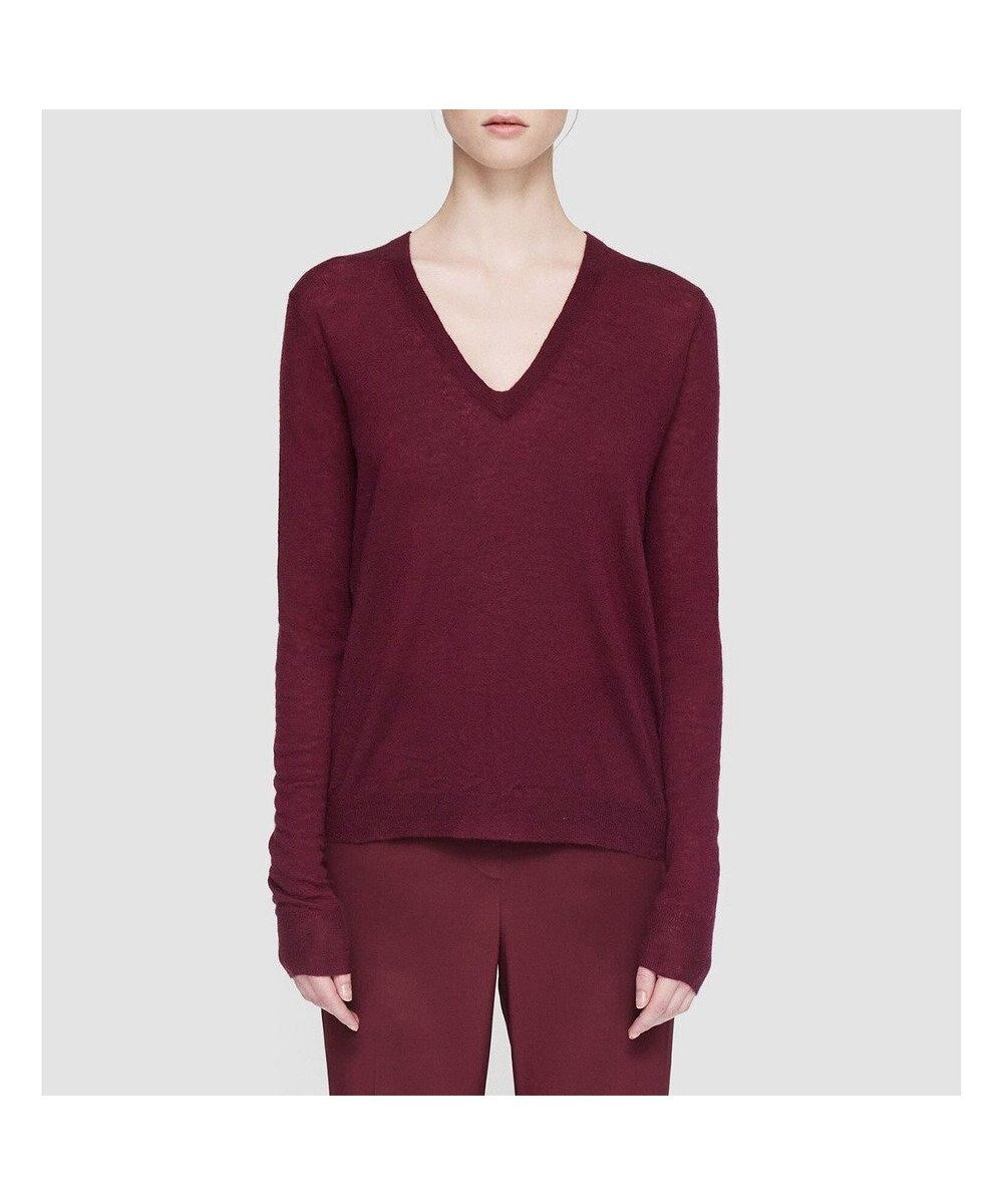 【ジョゼフ/JOSEPH】の【洗える】キャッシュエアー Vネックニット インテリア・キッズ・メンズ・レディースファッション・服の通販 founy(ファニー) ファッション Fashion レディースファッション Fashion for Women トップス・カットソー Cut & Sew Tops ニット Knit Tops & Sweaters Vネックトップス V-Neck Tops / V-Cut Neckline Shirts クラシック Classic, Timeless Style セーター Sweater, Knitwear 定番 Standard, Basic Item 洗える Machine Washable A/W・秋冬 Autumn/Winter Merlot|ID: prp329100004845133 ipo3291000000036293279